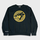 Mitchell & Ness Toronto Blue Jays Sweatshirt Mens Large Black MLB Baseball