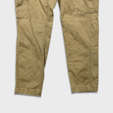 American Eagle Pants Mens 28x27 Beige Flex Slim Faded Taper Leg Trousers Cargo