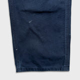 Carhartt Pants Mens 34x30 Blue Original Dungaree Fit Workwear Carpenter Baggy