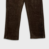 Polo Ralph Lauren Sweatpants Mens Large Brown Pony Straight Leg Corduroy Jogger