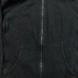 Lululemon Scuba Hoodie Womens Size 6 Black Light Cotton Fleece Full Zip