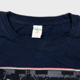 Vintage New York Yankees T Shirt Mens Large Blue Funny MLB Baseball Tee