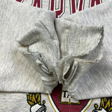 Vintage 90s Harvard University Sweatshirt Mens Large Gray Ivy League Distressed