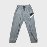 Nike Sportswear Sweatpants Mens Medium Gray Graphic Swoosh Spell Out Jogger