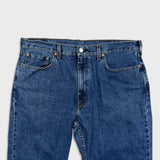 Levi's 550 Jeans Mens 38x29 Blue Relaxed Fit Medium Wash Baggy Faded Denim Pants