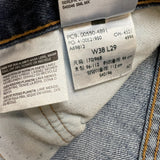 Levi's 550 Jeans Mens 38x29 Blue Relaxed Fit Medium Wash Baggy Faded Denim Pants