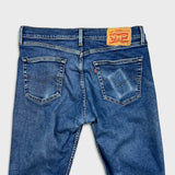 Levi's 511 Jean Mens 34x32 Blue Slim Fit Mid Rise Medium Wash Stretch Denim Pants