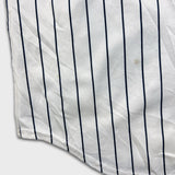 Vintage Majestic New York Yankees Jersey Mens Large White Sports MLB Baseball