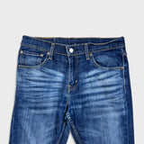 Levi's 527 Bootcut Jeans Mens 31x32 Blue Slim Fit Mid Rise Dark Wash Stretch Denim Pants
