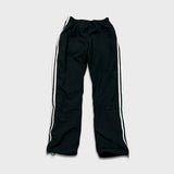 Adidas Track Pants Mens Small Black Essentials 3 Stripes Trefoil Athletic Jogger