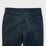 Dickies Pants Mens 34x32 Black Flex Straight Fit Workwear Casual Chino Trousers