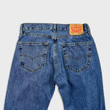 Levi's 505 Jeans Mens 32x32 Blue Regular Fit Straight Leg Medium Wash Denim Pants