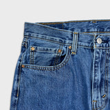Levi's 505 Jeans Mens 32x32 Blue Regular Fit Straight Leg Medium Wash Denim Pants