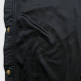 Vintage 90s Champion Track Pants Mens Medium Black USA Tear Away Athletic Jogger