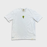 Adidas x 032c T Shirt Mens XS White Abstract Trefoil Patch Short Sleeve Tee