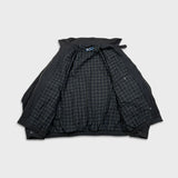Vintage 90s Polo Ralph Lauren Harrington Jacket Mens XL Black Plaid Lined Bomber