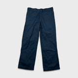 Dickies 874 Pants Mens 34x28 Blue Original Fit Workwear Casual Chino Trousers