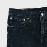 Levi's 511 Pants Mens 32x26 Black Slim Fit Stretch Corduroy Casual Trousers