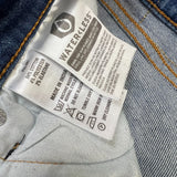 Levi's 511 Jean Mens 34x32 Blue Slim Fit Mid Rise Medium Wash Stretch Denim Pants