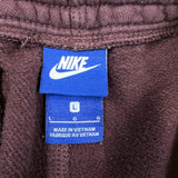 Nike Sportswear Sweatpants Mens Large Red Swoosh Taper Leg Fleece Jogger