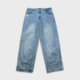 Vintage Mecca Jeans USA Mens 40x34 Blue Baggy Hip Hop Light Wash Denim Y2K Pants