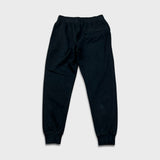 Nike Sportswear Sweatpants Mens Small Black Swoosh Taper Leg Fleece Jogger