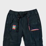 Adidas Originals Adventure Cargo Trousers Mens XL Black Convertible Pants