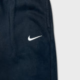 Nike Sportswear Sweatpants Mens Small Black Swoosh Taper Leg Fleece Jogger