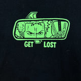 2022 Kuruu One Piece T Shirt Mens XL Black Missing Zoro Anime Graphic Tee