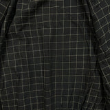 Vintage 90s Polo Ralph Lauren Harrington Jacket Mens XL Black Plaid Lined Bomber