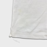 Burberry Brit Polo Shirt Mens Medium White Nova Check Tartan Cotton Preppy