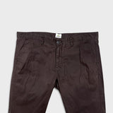 Lacoste Pants Mens 40x32 Brown Tailored Fit Twill Casual Chino Slim Trousers