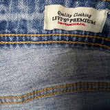 Levi's 517 Premium Bootcut Jeans Mens 34x30 Blue Light Wash Faded American Denim Pants