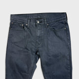 Levi's 511 Jeans Mens 33x32 Gray Slim Fit Dark Wash Stretch Mid Rise Denim Pants