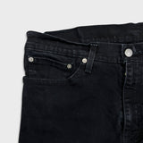 Levi's 511 Jeans Mens 36x32 Black Slim Fit Mid Rise Dark Wash Stretch Denim Pants