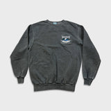 Vintage 90s Miramichi Fishing Sweatshirt Mens Medium Gray Stone Washed Pullover