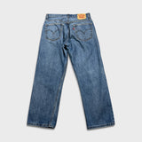 Levi's 505 Jeans Mens 34x30 Blue Regular Fit Straight Leg Light Wash Mid Rise Y2K Denim Pants