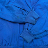 Vintage 80s Izod Lacoste Harrington Jacket Mens XL Blue Plaid Lined Light Bomber