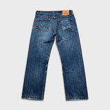 Levi's 501 Jeans Mens 33x28 Blue Original Fit Straight Leg Medium Wash Denim Pants