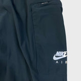 Nike Air 3M Track Pants Mens Medium Black Sportswear Taper Leg Athletic Swoosh