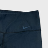 Nike Leggings Pants Womens Small Black Dri Fit Swoosh Low Rise Yoga Athletic