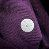 Lululemon Scuba Hoodie Womens Size 8 Purple Full Zip Sports Hooded Sweatshirt