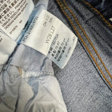 Levi's Ribcage Straight Ankle Jeans Womens 28x27 Blue High Rise Medium Wash Denim Pants
