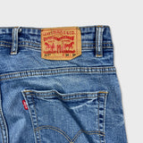 Levi's 517 Premium Bootcut Jeans Mens 34x30 Blue Light Wash Faded American Denim Pants