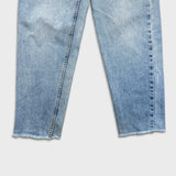 Vintage 90s Levi's 550 Jeans Mens 34x29 Blue Relaxed Fit Tapered Leg Frayed Denim