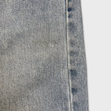 Vintage 90s Levi's 550 Jeans Mens 34x29 Blue Relaxed Fit Tapered Leg Frayed Denim