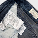 Levi's 511 Jeans Mens 34x32 Blue Slim Fit Mid Rise Dark Wash Faded Denim Pants