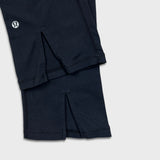Lululemon Tadasana Slit Crop Womens Size 4 Black Athletic Yoga Leggings Pants