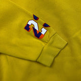 Nike Air Jordan Brand Hoodie Mens Large Yellow Jumpman Pullover Hooded Sweatshirt