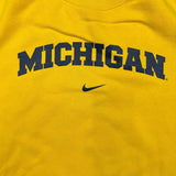 Nike Sportswear Michigan University Sweatshirt Mens XL Yellow Pullover